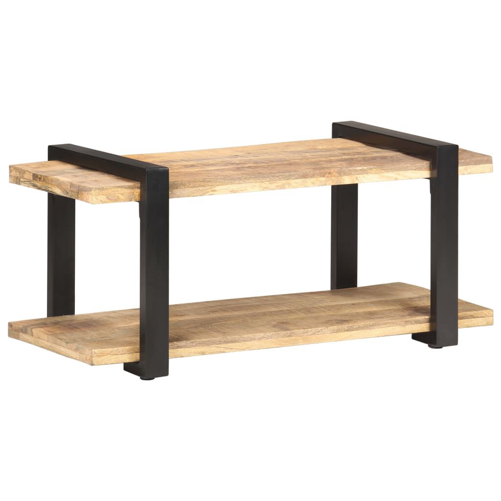 vidaXL TV Cabinet 90x40x40 cm Rough Mango Wood