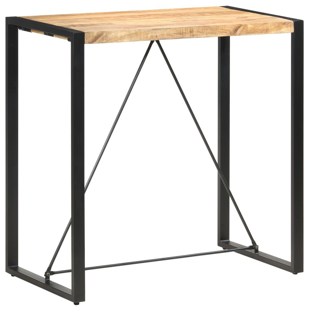 vidaXL Bar Table 110x60x110 cm Solid Mango Wood