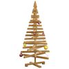 vidaXL Christmas Trees with Stand Brown 120 cm Solid pine wood