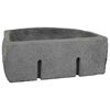 vidaXL Wall-mounted Basin Grey 45 x 35 x 15 cm River Stone