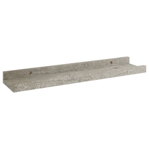 vidaXL Wall Shelves 2 pcs Concrete Grey 40x9x3 cm