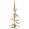 vidaXL Wooden Christmas Tree with Stand Brown 180 cm Solid pine wood