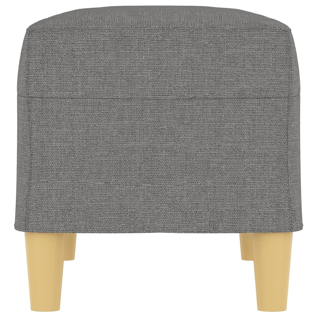 vidaXL Bench Dark Grey 70x35x41 cm Fabric