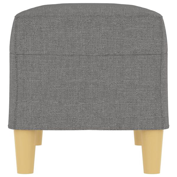 vidaXL Bench Dark Grey 70x35x41 cm Fabric