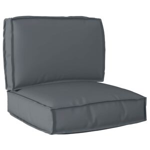 vidaXL Pallet Cushion Set 2 pcs Anthracite Oxford Fabric