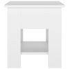 vidaXL Coffee Table White 40x40x42 cm Engineered Wood