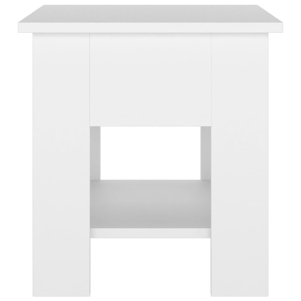 vidaXL Coffee Table White 40x40x42 cm Engineered Wood
