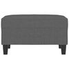 vidaXL Footstool Dark Grey 70x55x41 cm Fabric
