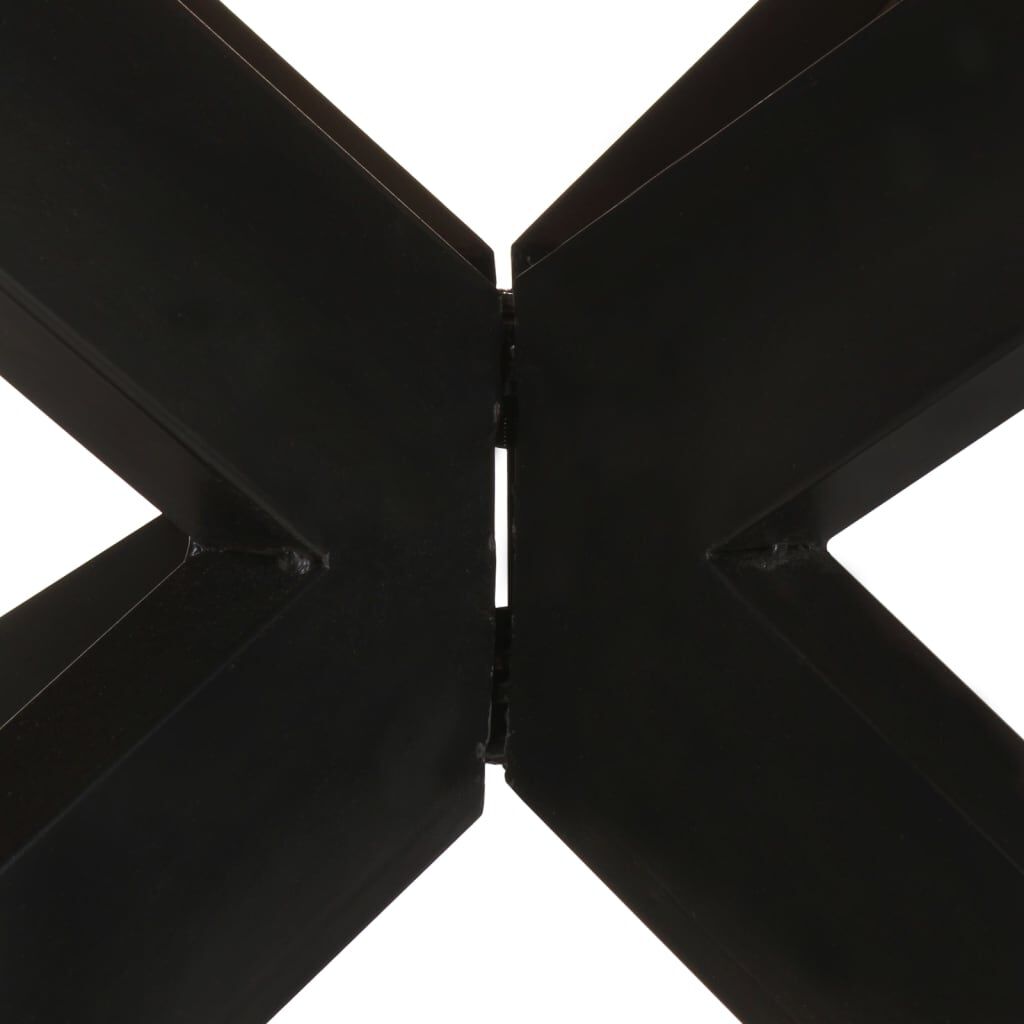 vidaXL Dining Table Round 175x75 cm Solid Reclaimed Wood