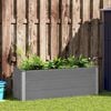 vidaXL Garden Raised Bed WPC 150x50x54 cm Grey