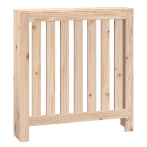 vidaXL Radiator Cover 79.5x19x84 cm Solid Wood Pine