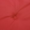 vidaXL Garden Lowback Chair Cushions 4 pcs Red 100x50x3 cm Oxford Fabric