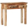 vidaXL Console Table 90.5x30x75cm Solid Acacia Wood and Reclaimed Wood