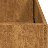 vidaXL Planter Rusty 40x80x80 cm Weathering Steel