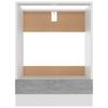 vidaXL Oven Cabinet Lyon Concrete Grey 60x46x81.5 cm Engineered Wood