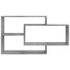 vidaXL Wall Shelf Concrete Grey 104x20x58.5 cm Engineered Wood