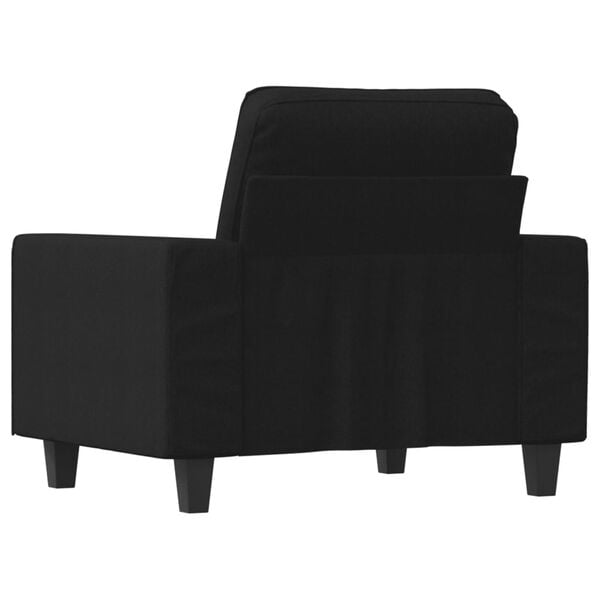 vidaXL Sofa Chair Black 60 cm Fabric