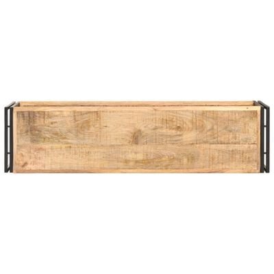 vidaXL TV Cabinet 120x30x40 cm Rough Mango Wood