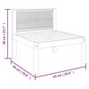 vidaXL 10 Piece Garden Lounge Set with Cushions Cream Wood Acacia&Rope