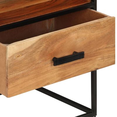 vidaXL Bed Cabinet 40x30x50 cm Solid Acacia Wood