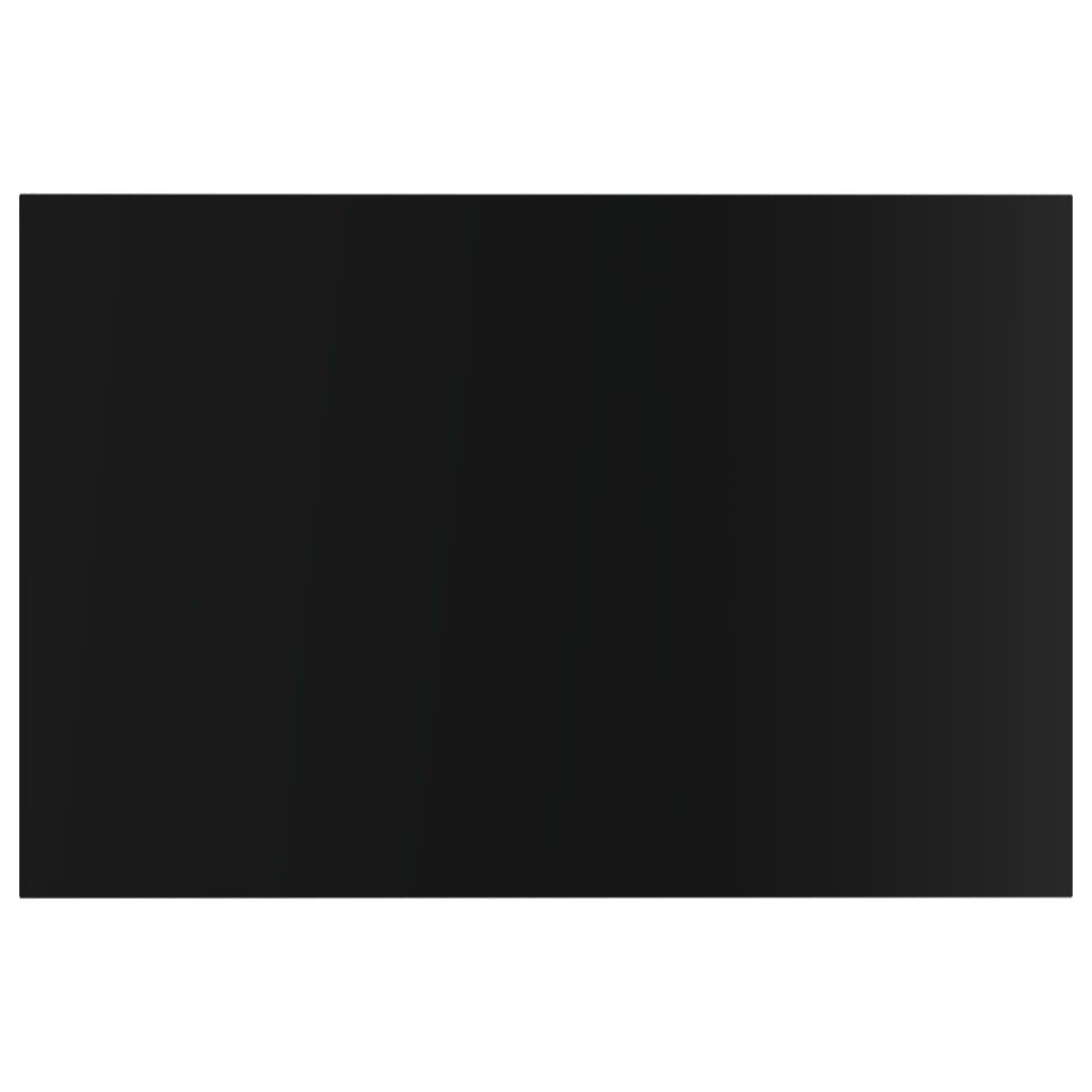 vidaXL Bookshelf Boards 8 pcs High Gloss Black 60x40x1.5 cm Engineered Wood