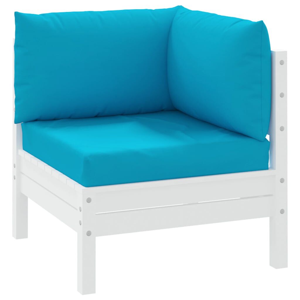 vidaXL Pallet Cushions 3 pcs Light Blue Oxford Fabric