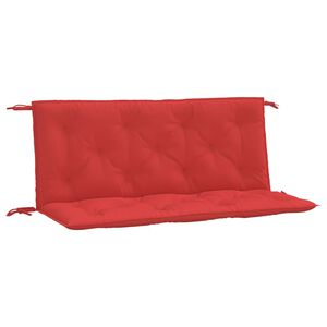 vidaXL Garden Bench Cushions 2pcs Red 120x50x7cm Oxford Fabric