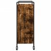 vidaXL Kitchen Trolley Smoked Oak 70x30x82 cm Engineered Wood