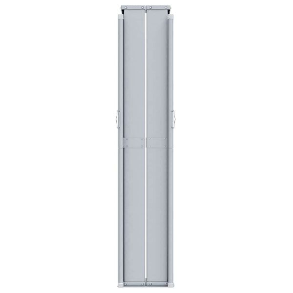 vidaXL Retractable Side Awning Black 200x1000 cm