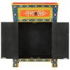 vidaXL Hand Painted Sideboard 54x30x74 cm Solid Wood Mango