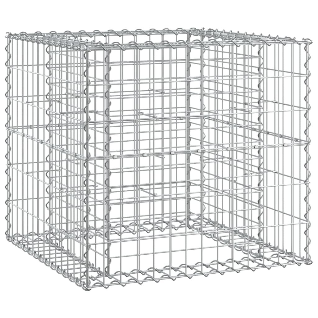 vidaXL Garden Bench with Gabion Basket Solid Wood Douglas