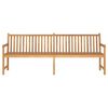 vidaXL Garden Bench 228 cm Solid Teak Wood