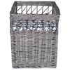 vidaXL Willow Cat Tree Pet House/Bed/Scratching Post with Cushion Square