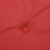 vidaXL Garden Bench Cushion Red 150x50x3 cm Oxford Fabric