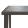vidaXL Garden Table Grey 48x48x37 cm Steel