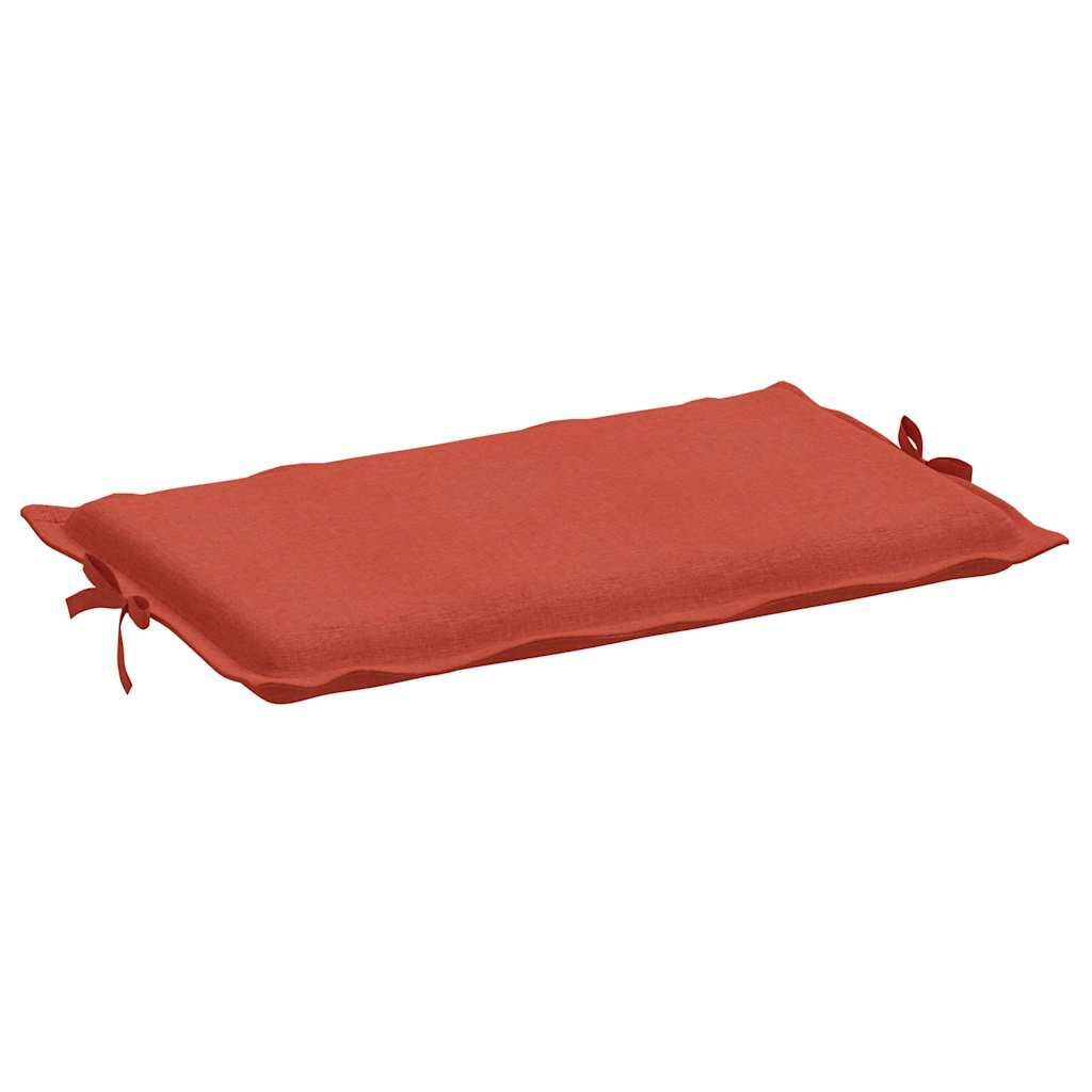 vidaXL Sun Lounger Cushion Melange Red 186x58x4 cm Fabric