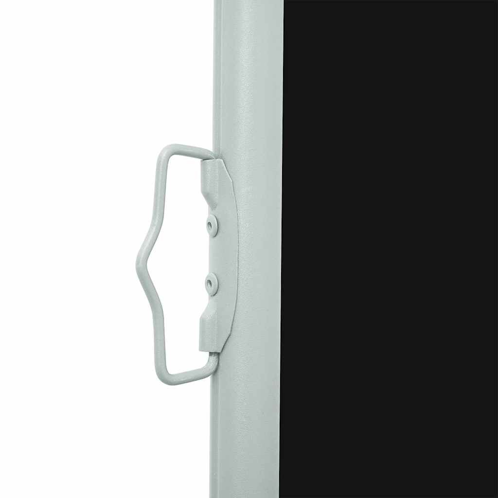 vidaXL Retractable Side Awning 160 x 500 cm Black