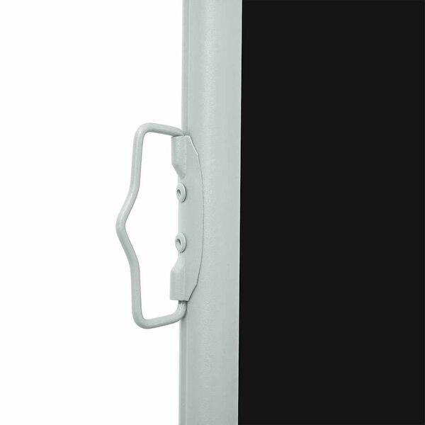 vidaXL Retractable Side Awning 160 x 500 cm Black