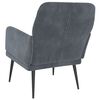 vidaXL Armchair Dark Grey 62x79x79 cm Velvet