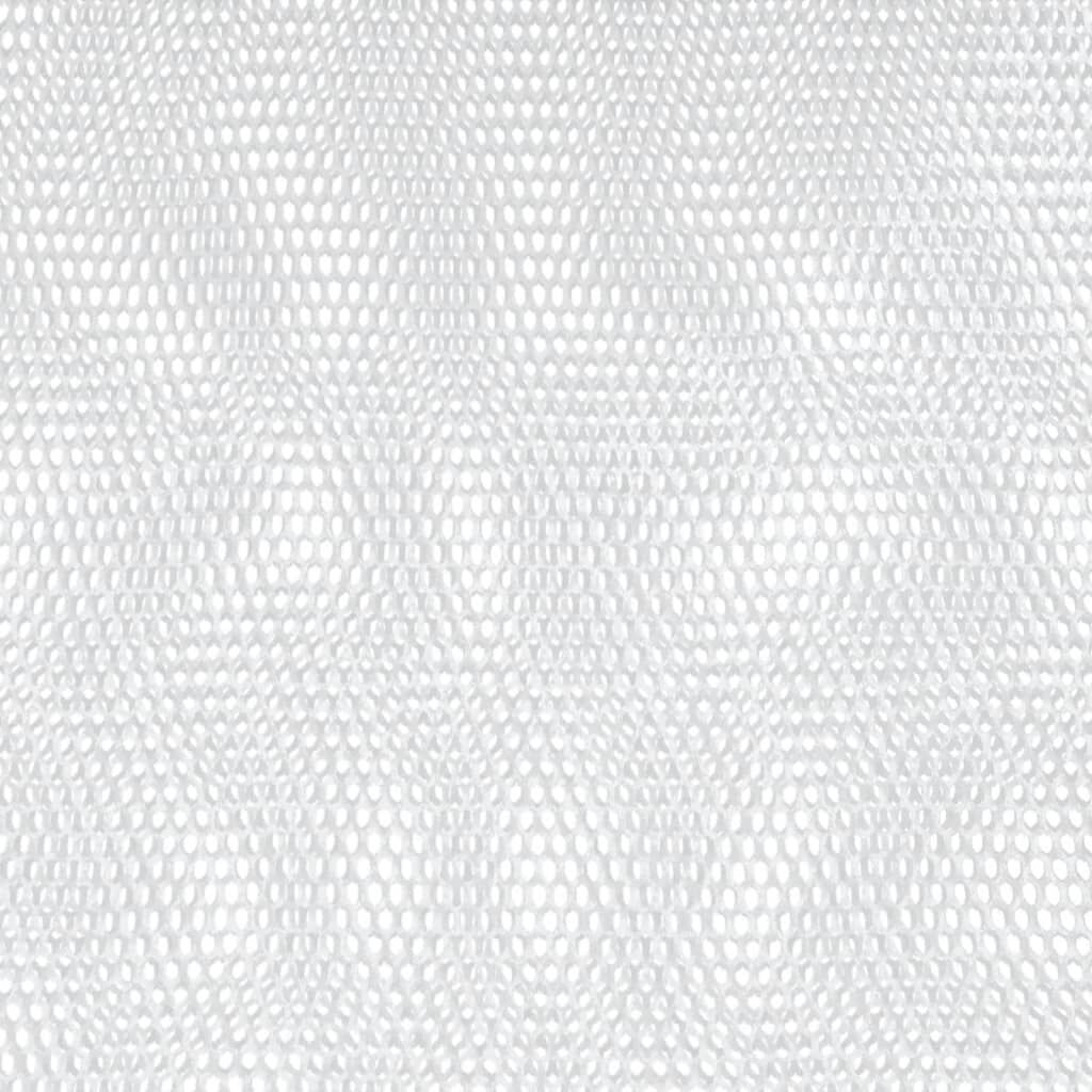 vidaXL Office Chair White Mesh Fabric and Faux Leather