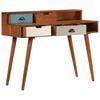 vidaXL Writing Desk 110x50x90 cm Solid Acacia Wood