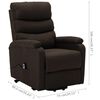 vidaXL Stand up Chair Dark Brown Fabric