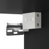 vidaXL Bathroom Mirror Cabinet Black 60x16x60 cm Engineered Wood