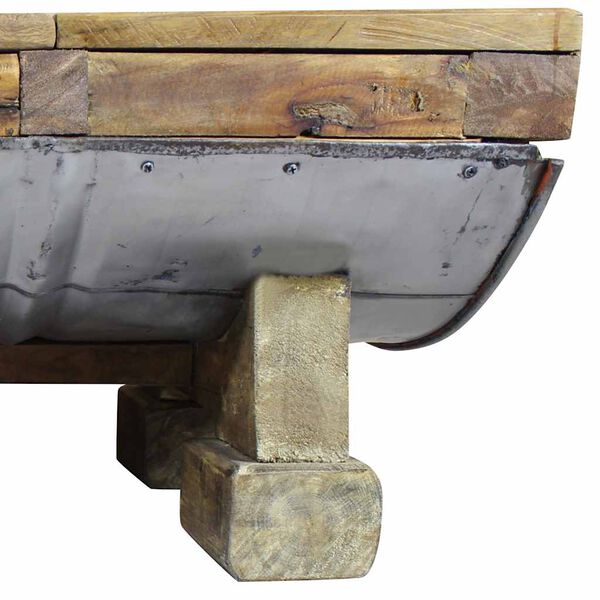vidaXL Coffee Table Mixed Recycled Wood 90x50x35 cm