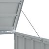 vidaXL Wheelie Bin Storage for Double Bins Grey 144x81x113 cm Steel