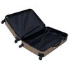 vidaXL Hardcase Trolley Set 2 pcs Brown ABS