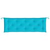vidaXL Garden Bench Cushion Turquoise 150x50x7 cm Oxford Fabric