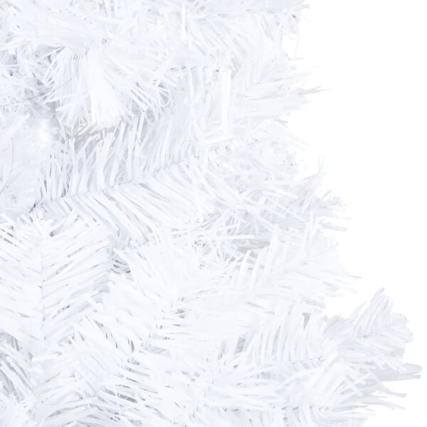 vidaXL Artificial Pre-lit Christmas Tree with Thick Branches White 120 cm