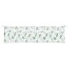 vidaXL Garden Bench Cushion Leaf Pattern 200x50x7 cm Fabric