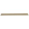 vidaXL Wall Shelves 2 pcs Sonoma Oak 115x9x3 cm